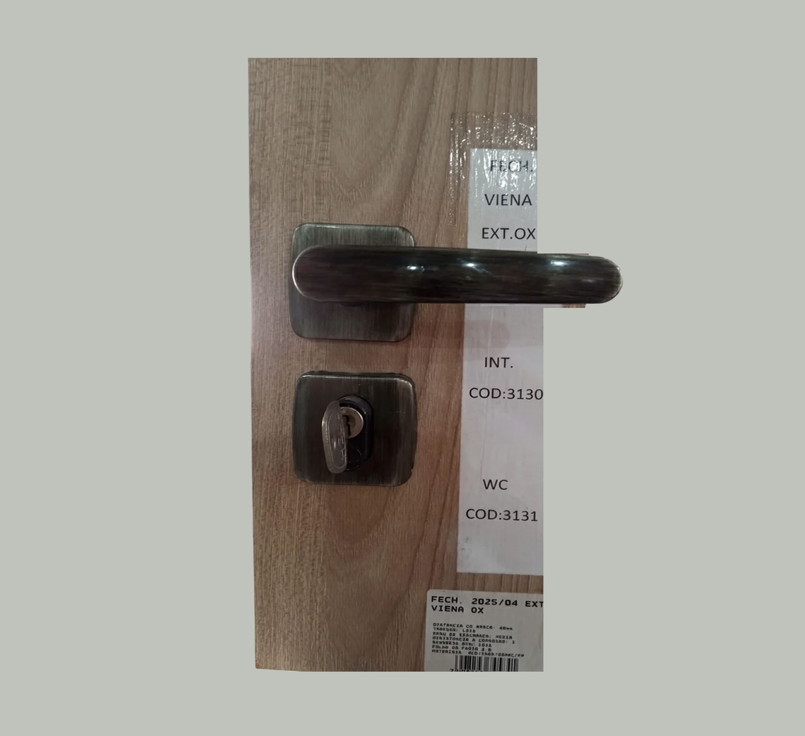 FECHADURA 2025/04 VIENA OX - COD: 3130