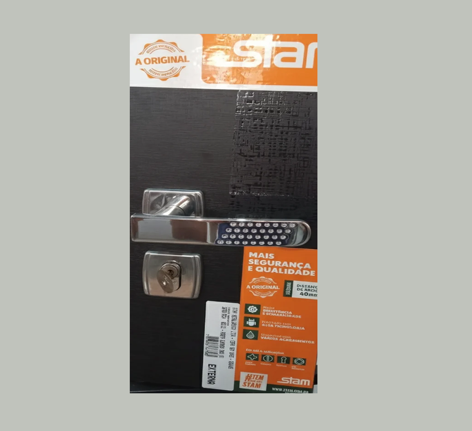 FECHADURA 803/21 ROS QUAD INOX - COD: 1260