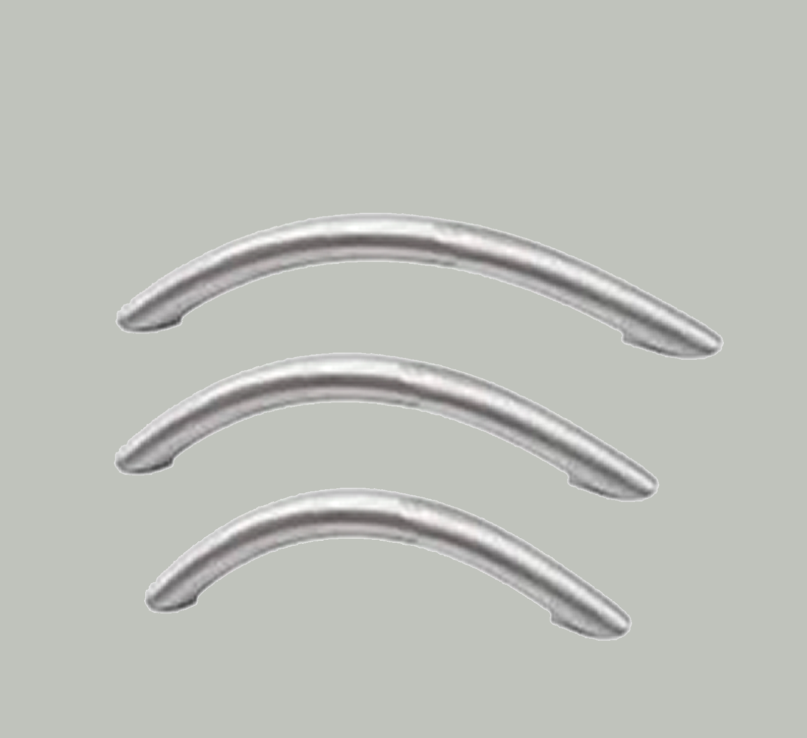 PUXADOR ALUM 3/8 ARCO ESCOVADO  ACET